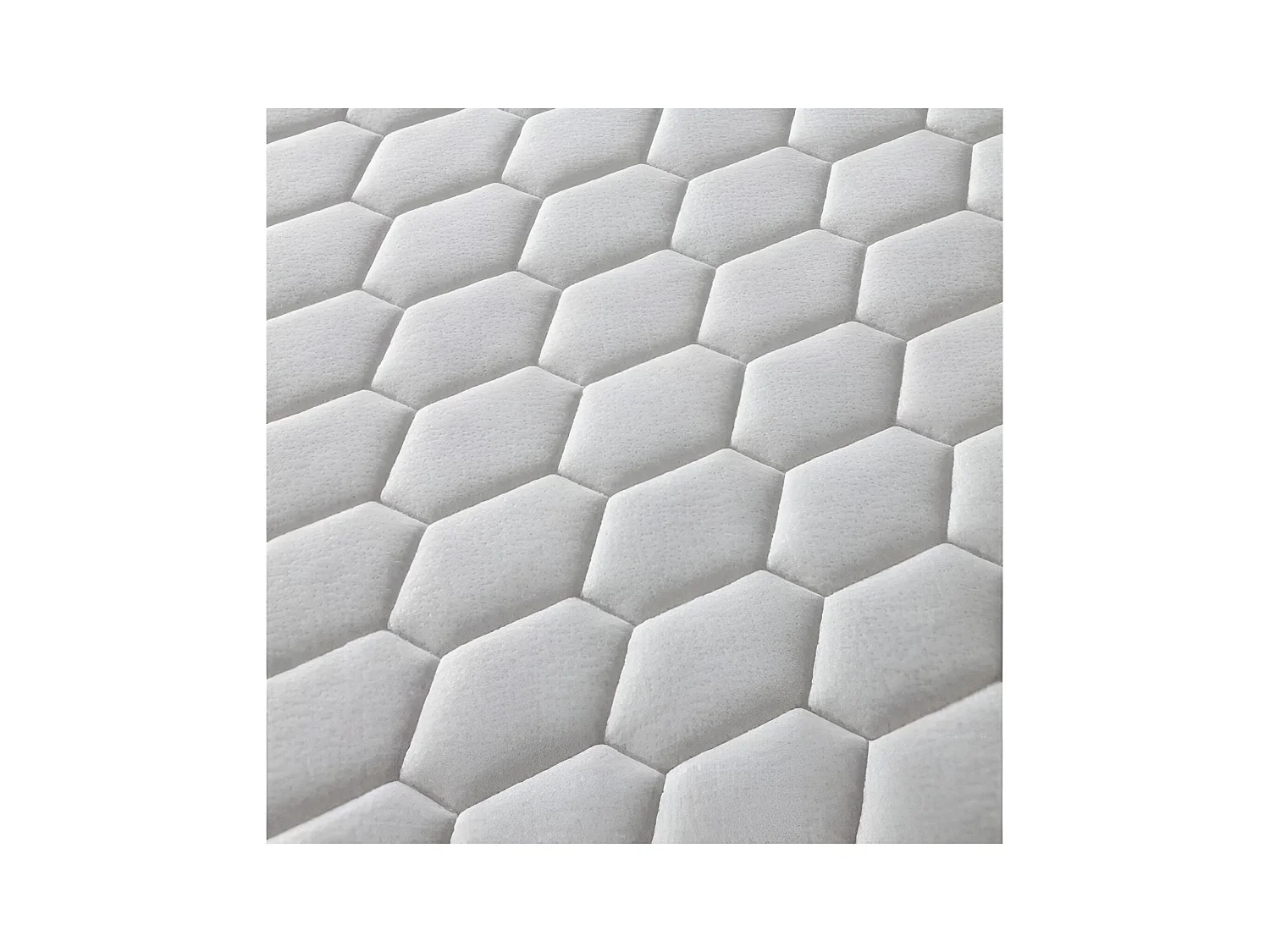 Matelas Almero Natura /180x200/ressorts et alèses/blanc