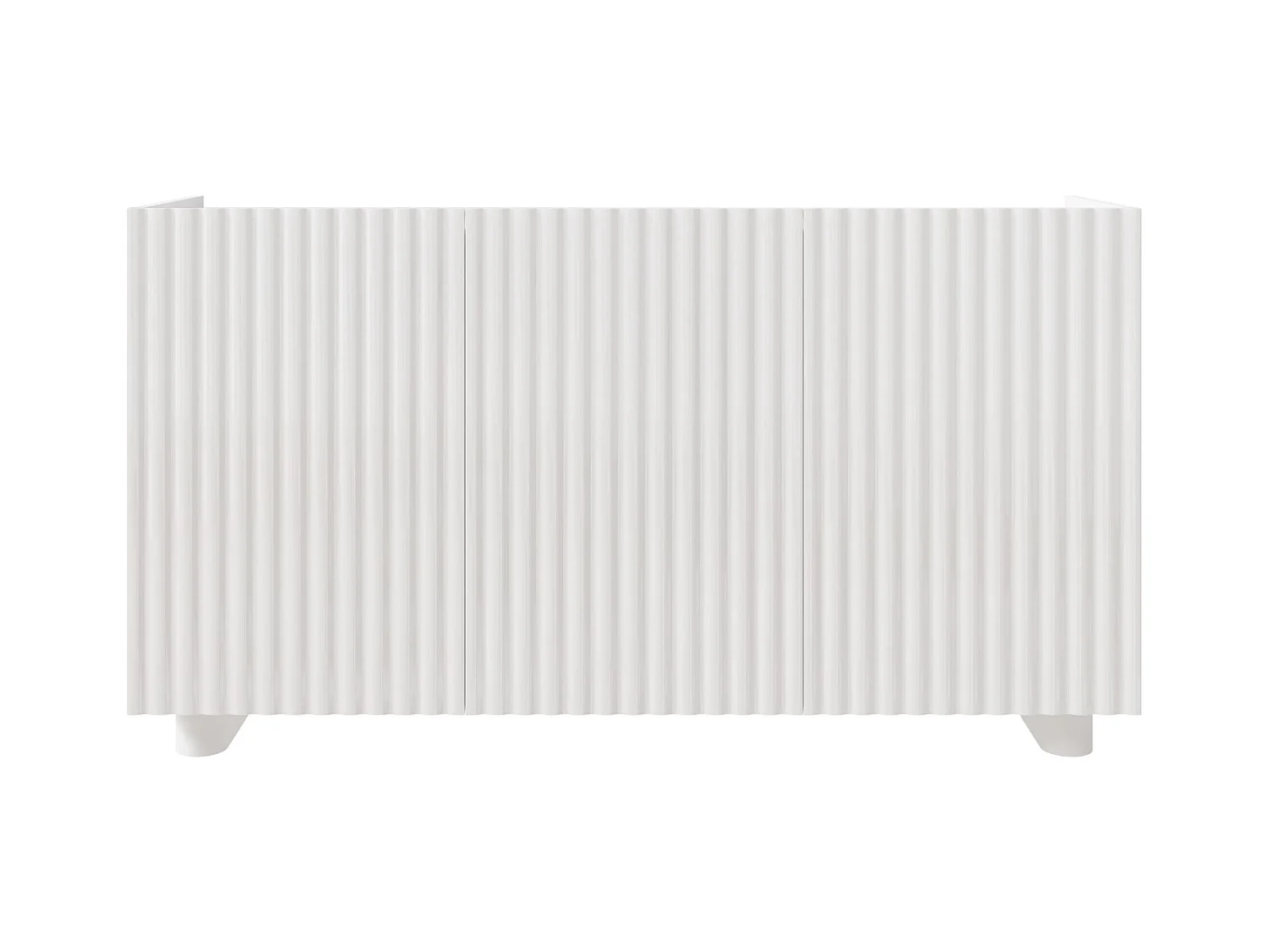 Buffet 3 portes – blanc brillant – 144 cm – FIORRA