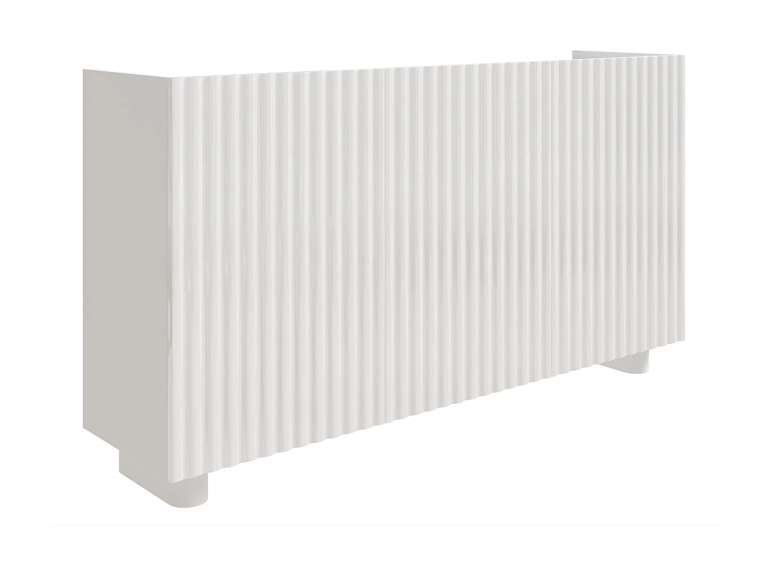 Buffet 3 portes – blanc brillant – 144 cm – FIORRA