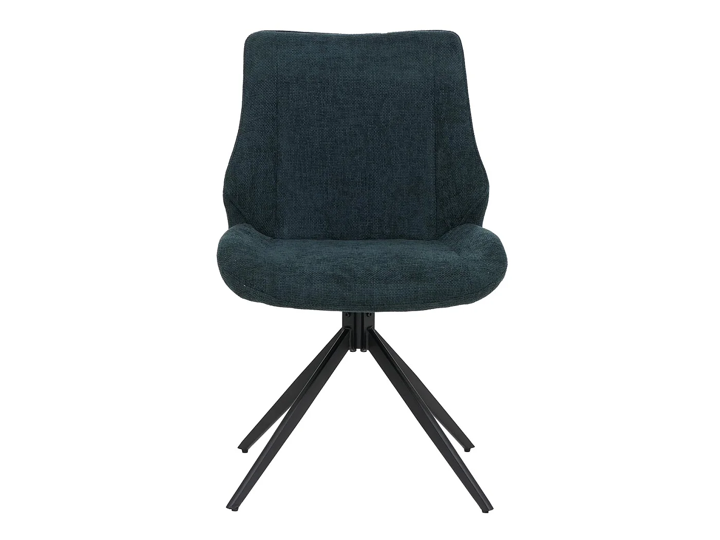 Krzesło do jadalni MCW-O48 (zestaw 2 szt.),  kolor zielono-petrolowy