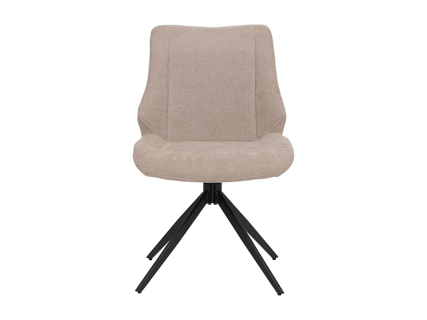 Chaise de salle à manger MCW-O48 (lot de 6),  beige