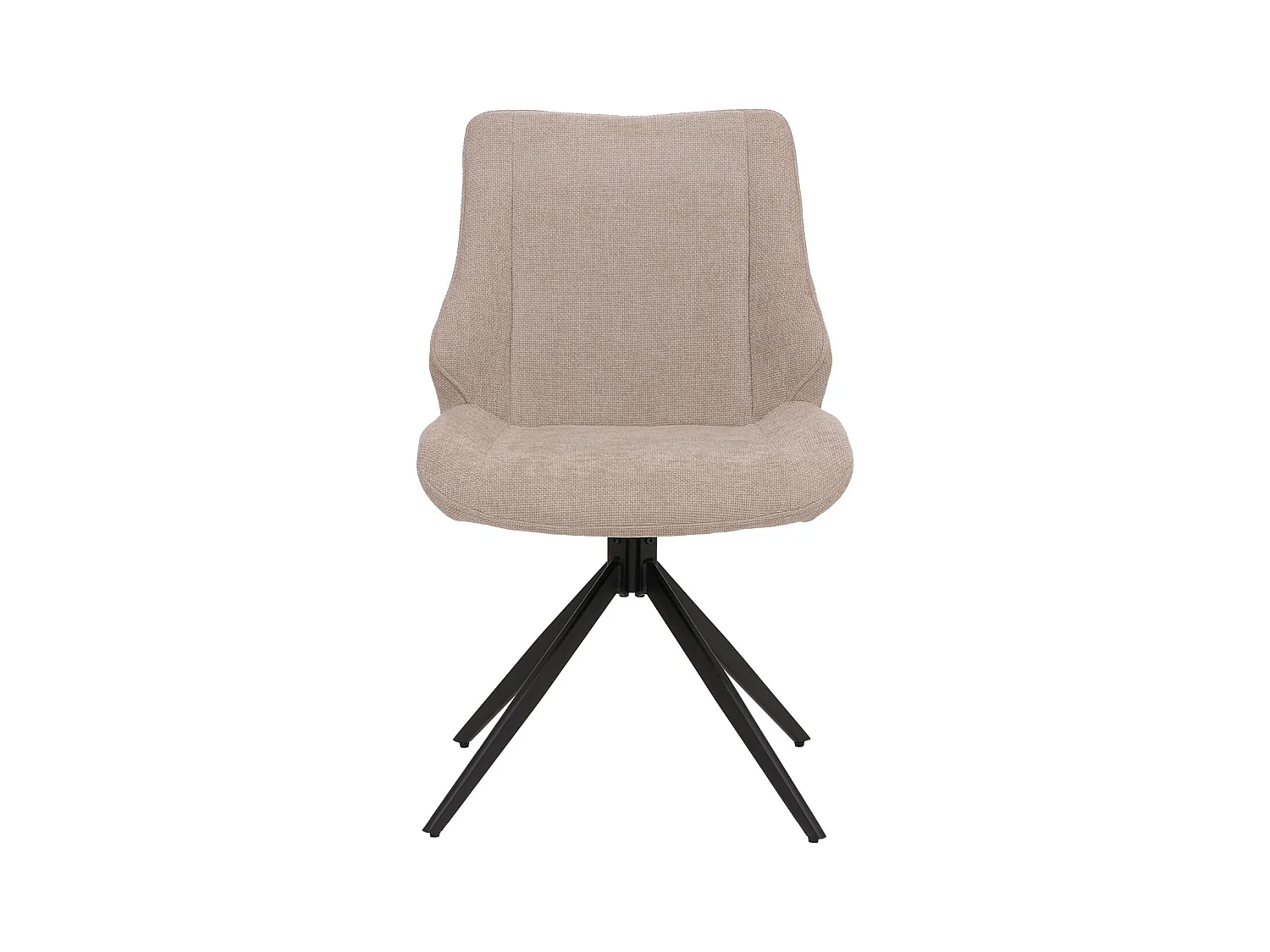 Chaise de salle à manger MCW-O48 (lot de 2),  beige
