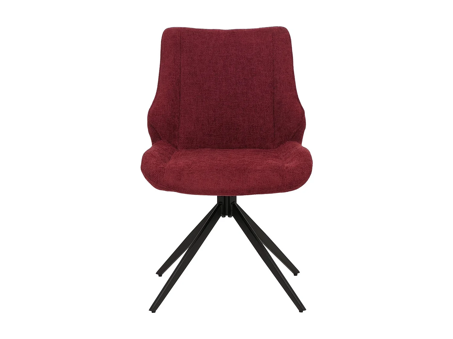 Chaise de salle à manger MCW-O48 (lot de 6),  bordeaux