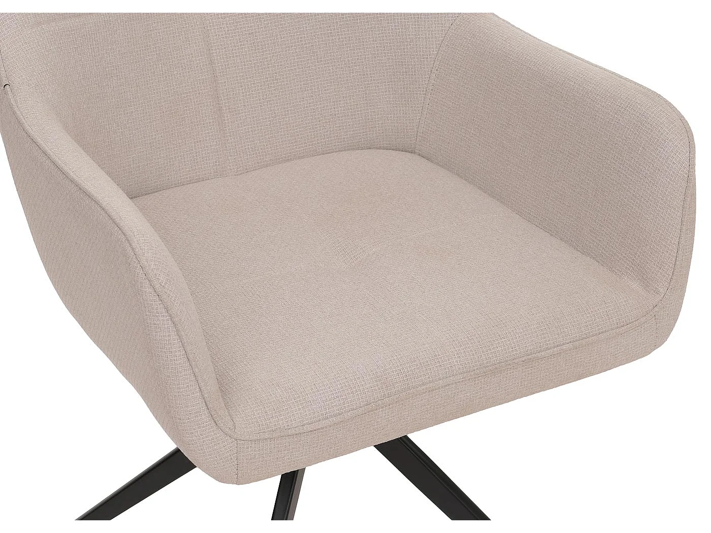 Esszimmerstuhl MCW-O47 (2er-Set), Cremeweiß