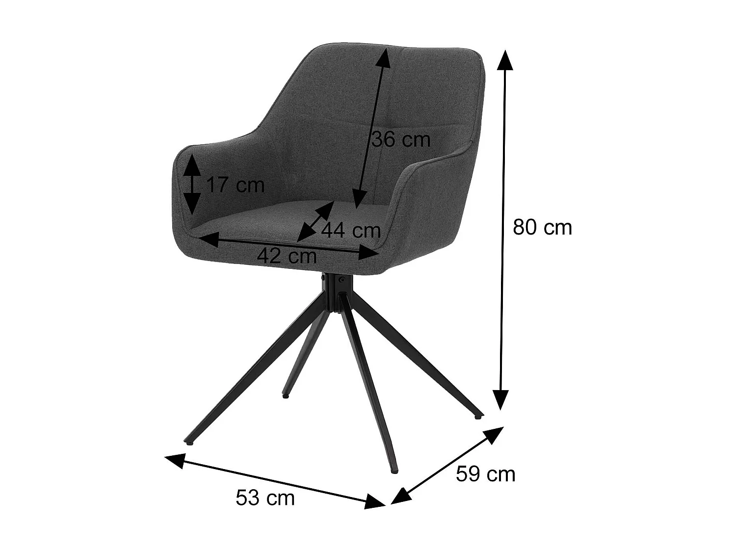 Chaise de salle à manger MCW-O47 (lot de 2),  bordeaux