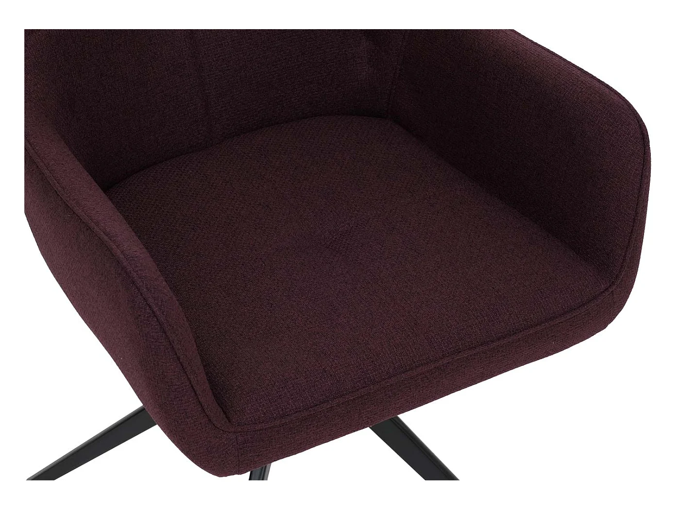 Chaise de salle à manger MCW-O47 (lot de 2),  bordeaux