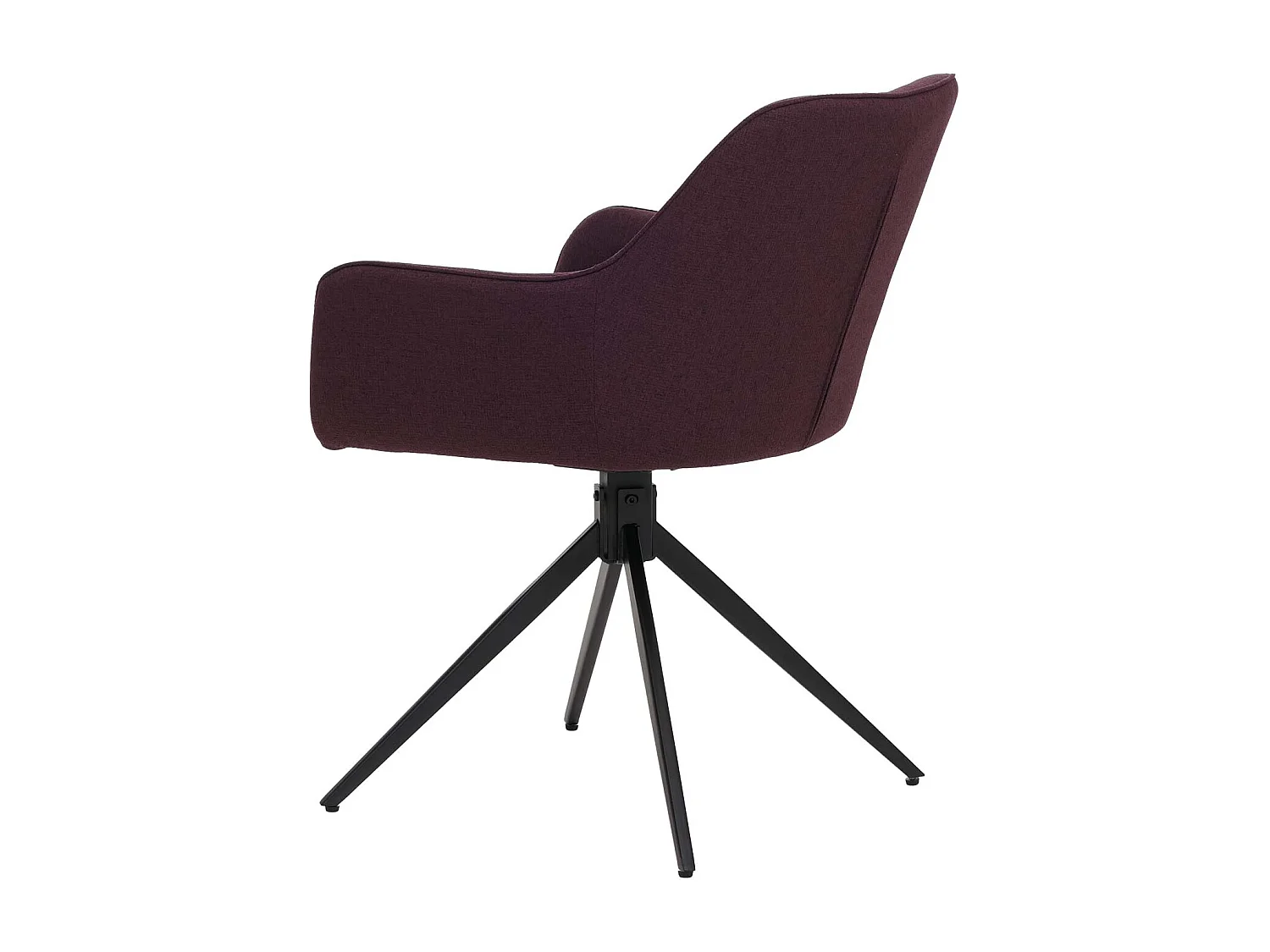 Chaise de salle à manger MCW-O47 (lot de 2),  bordeaux