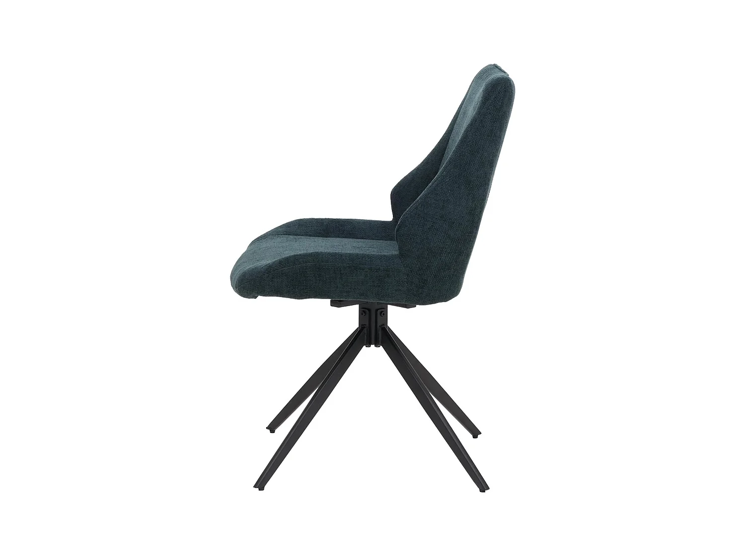 Chaise de salle à manger MCW-O48 (lot de 6),  pétrole-vert