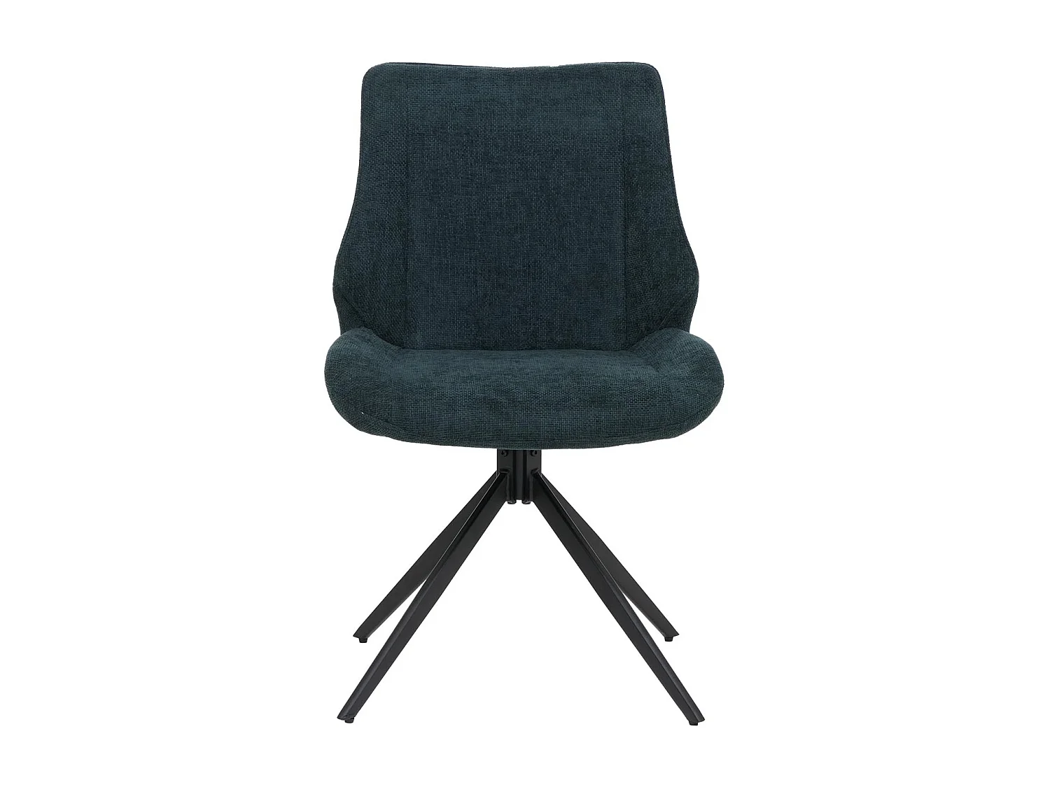 Set 6 sedie sala pranzo MCW-O48, posizionamento automatico girevole, tessuto ciniglia (320g/m²) Oeko-Tex ~ verde