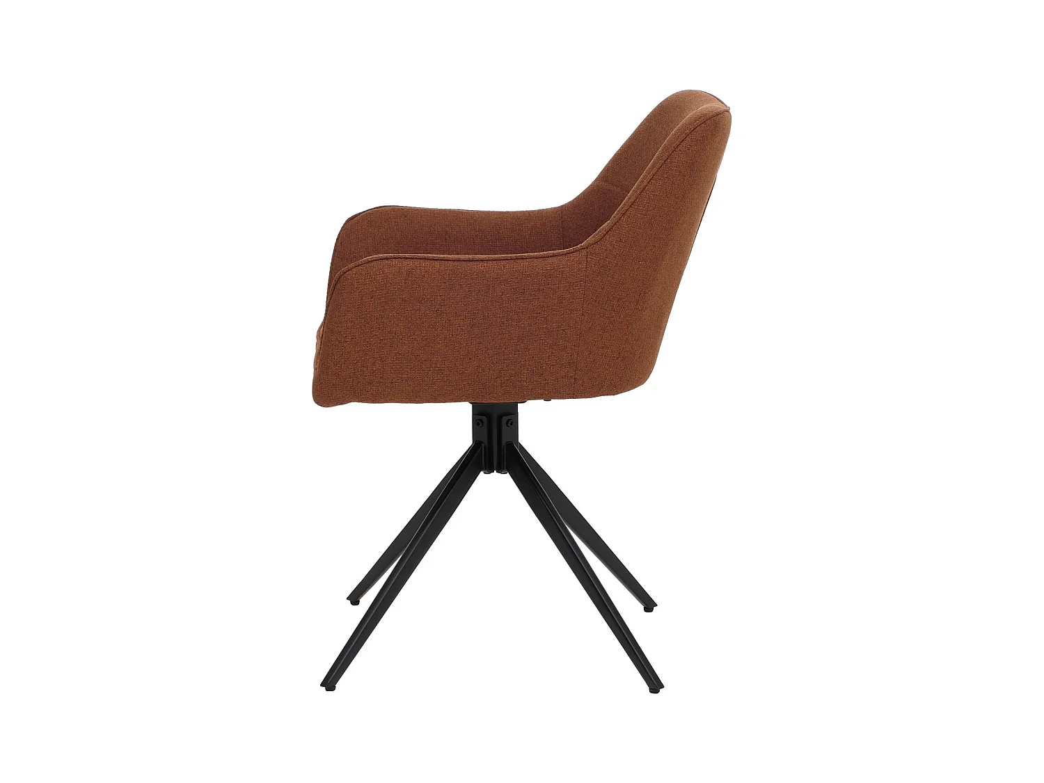 Krzesło do jadalni MCW-O47 (zestaw 6 sztuk),  terakota