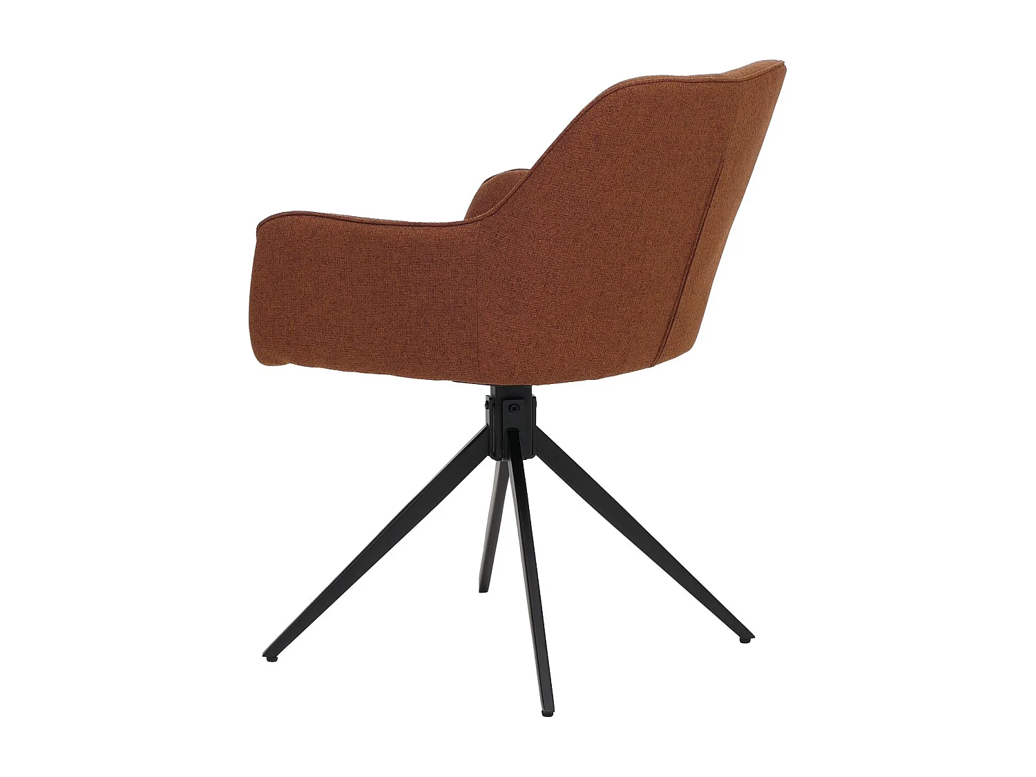 Cadeira de jantar MCW-O47 (conjunto de 2),  terracota