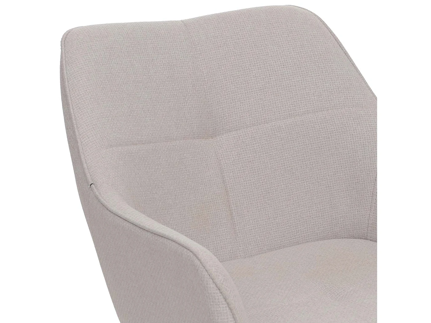 Esszimmerstuhl MCW-O47 (6er-Set), Cremeweiß