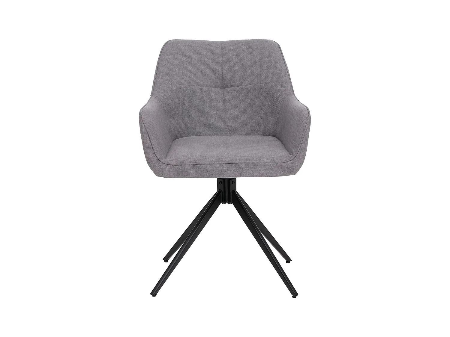 Eetkamerstoel MCW-O47 (set van 2),  lichtgrijs