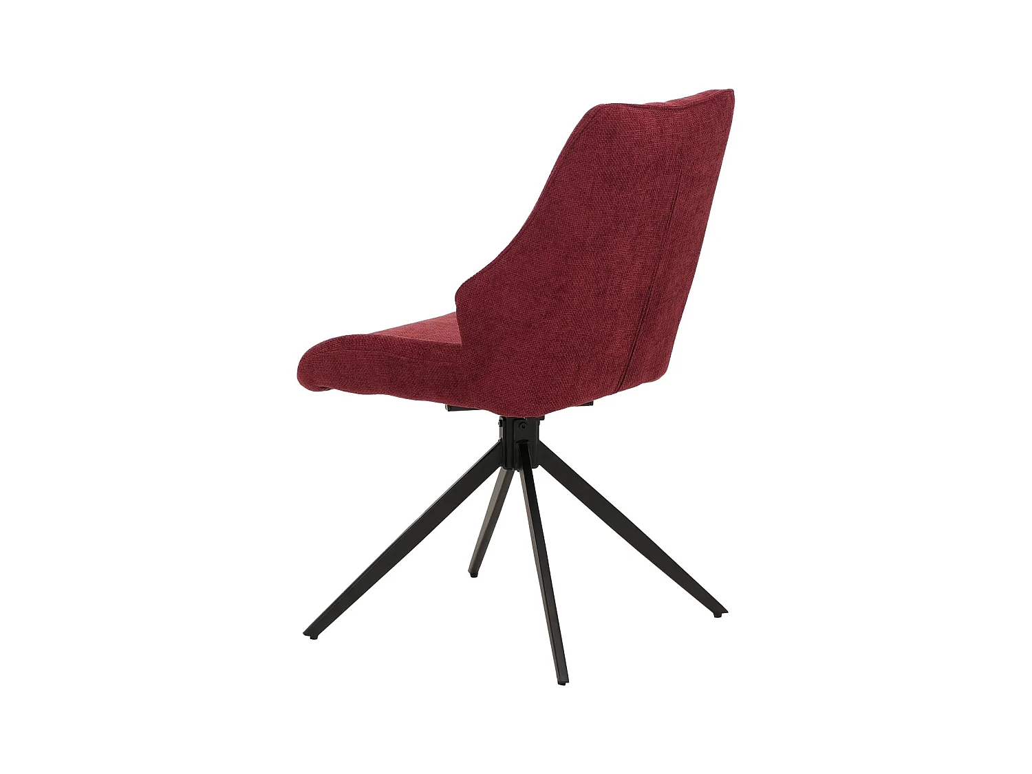 Chaise de salle à manger MCW-O48 (lot de 2),  bordeaux