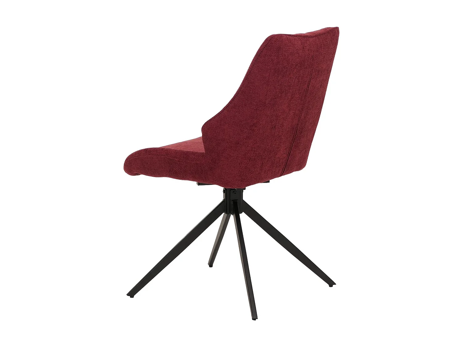 Chaise de salle à manger MCW-O48 (lot de 2),  bordeaux