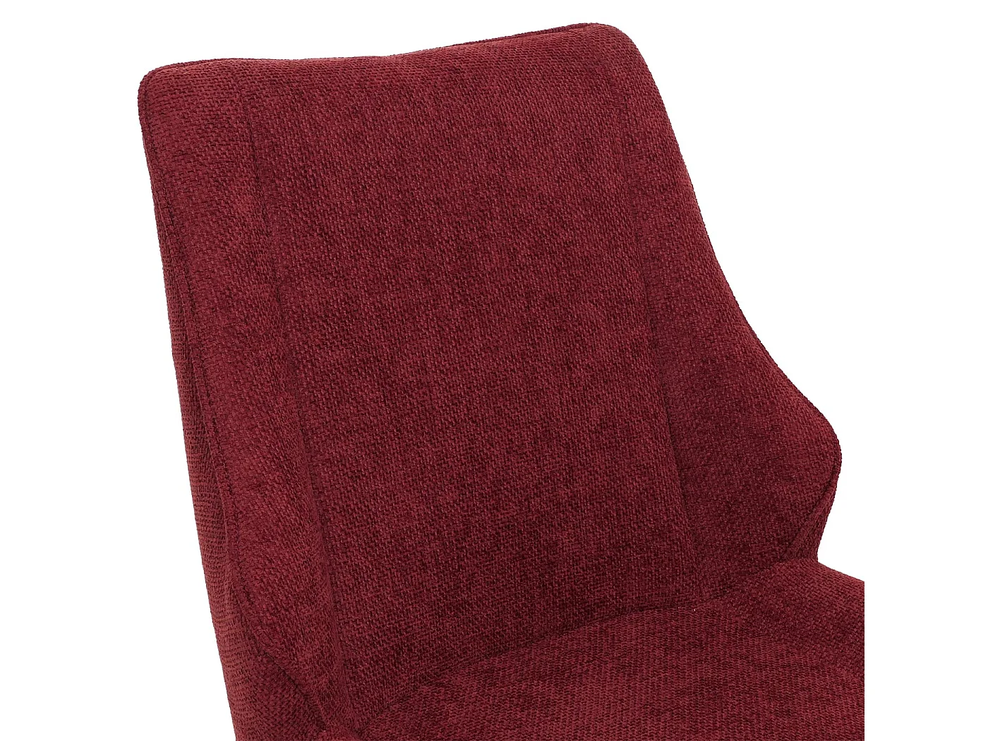 Krzesło do jadalni MCW-O48 (zestaw 2 szt.),  bordowy