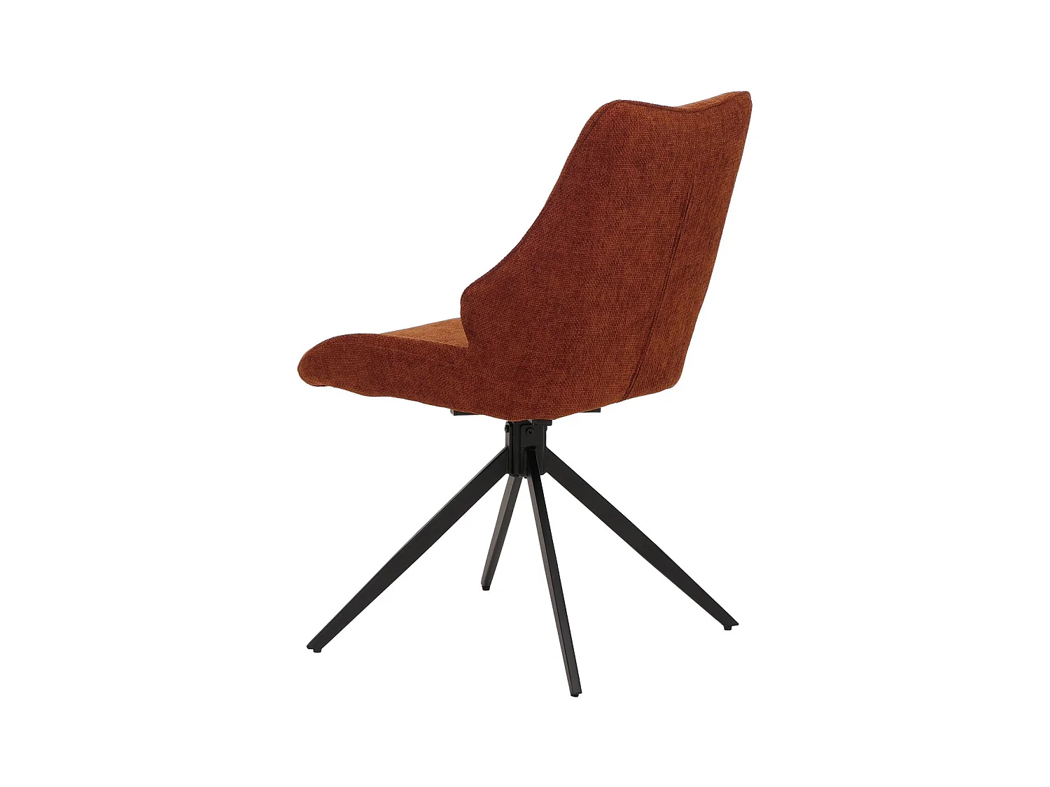 Chaise de salle à manger MCW-O48 (lot de 6),  rouge-brun
