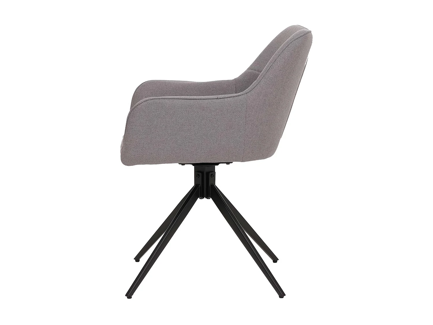 Esszimmerstuhl MCW-O47 (6er-Set), Hellgrau