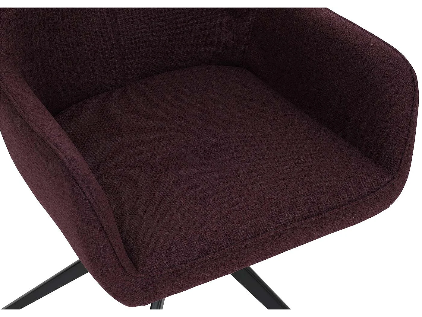 Dining chair MCW-O47 (set of 6),  burgundy