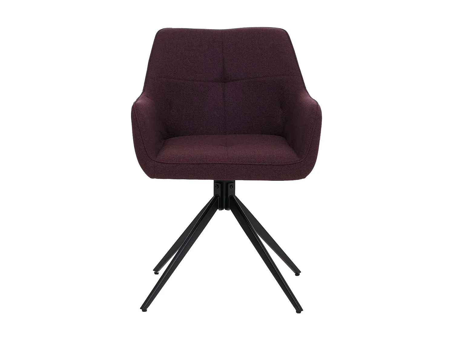 Dining chair MCW-O47 (set of 6),  burgundy