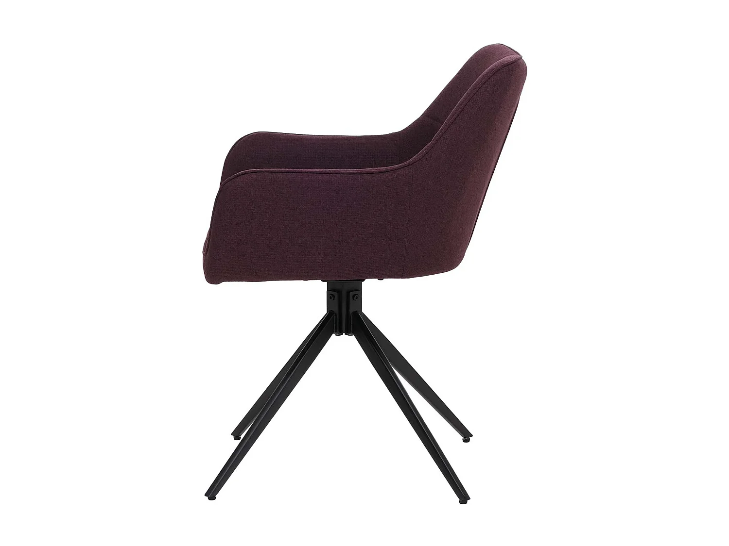 Dining chair MCW-O47 (set of 6),  burgundy