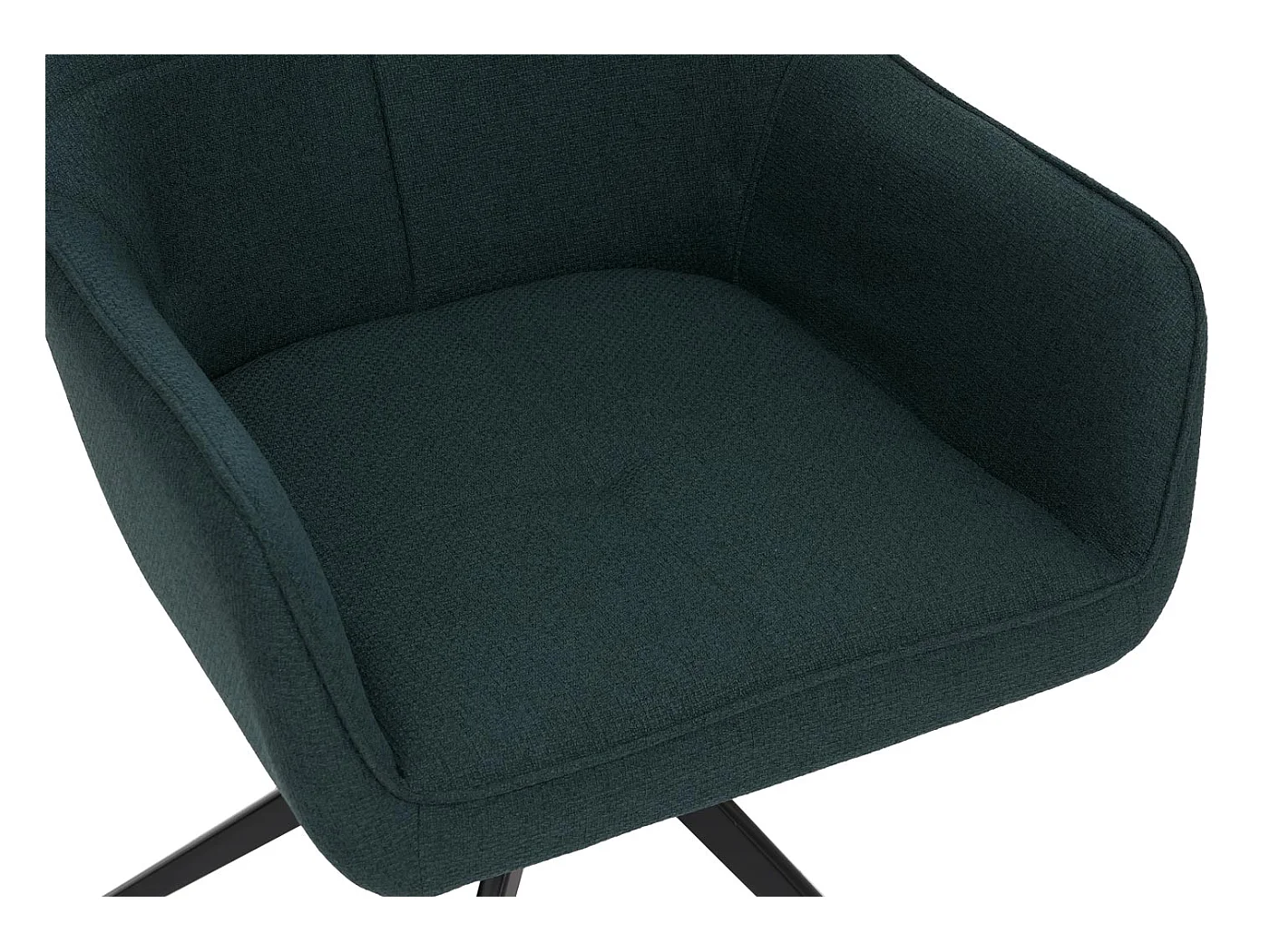 Chaise de salle à manger MCW-O47 (lot de 2),  vert pétrole