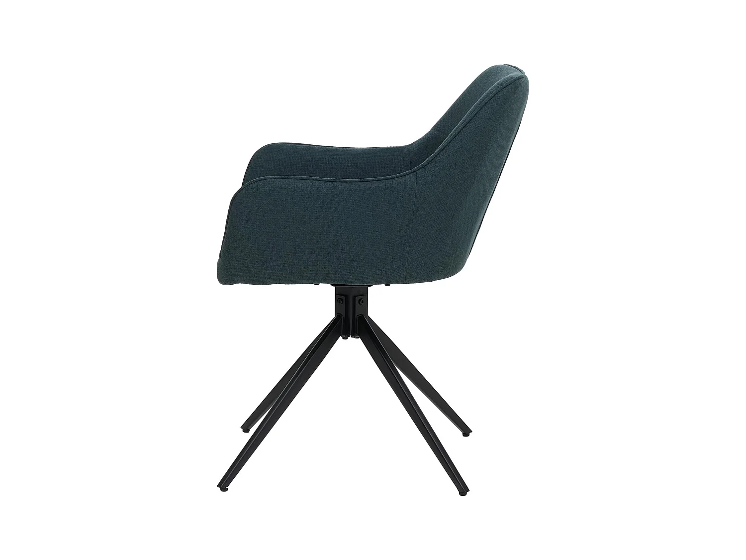 Chaise de salle à manger MCW-O47 (lot de 2),  vert pétrole