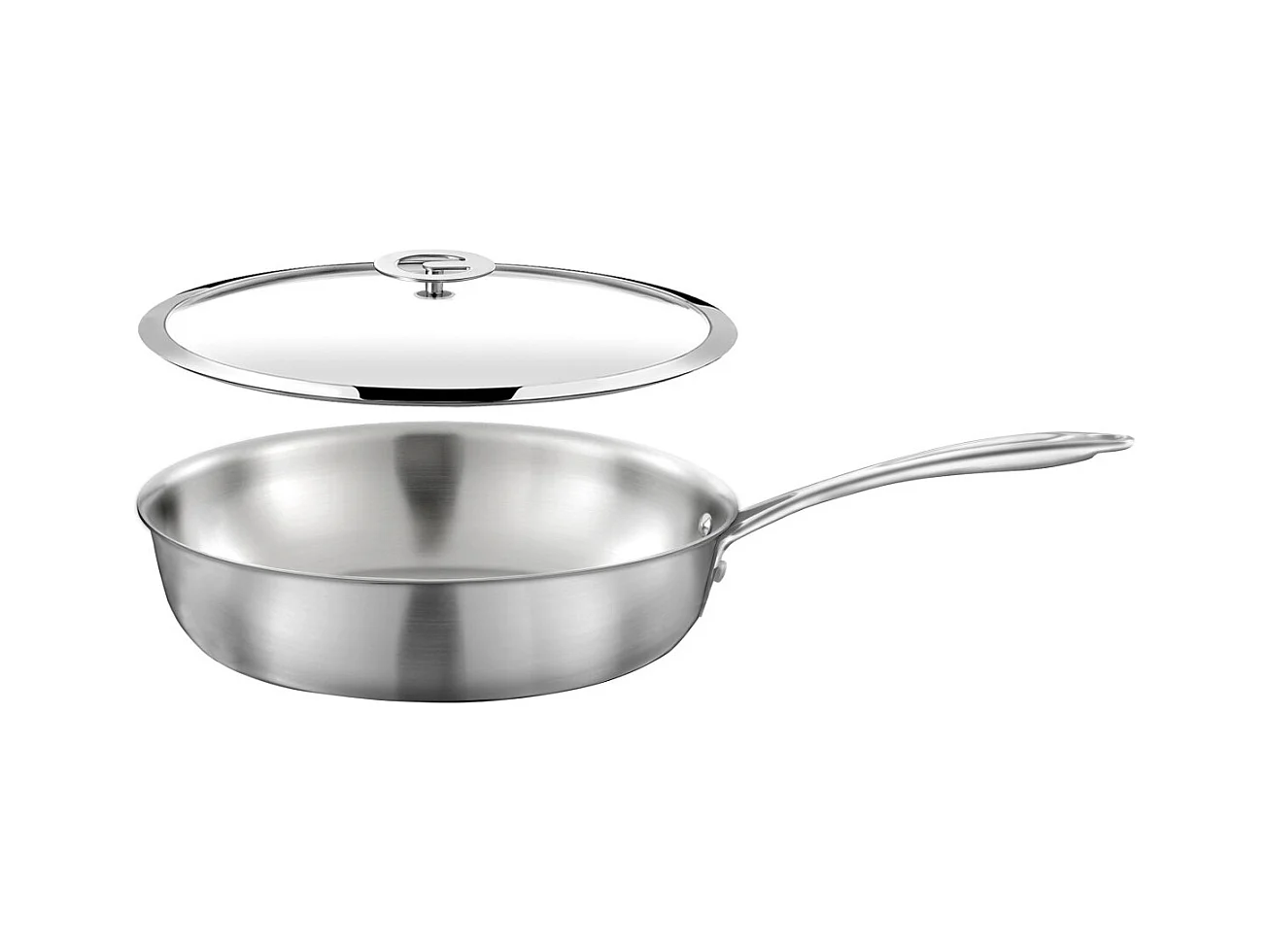 Gourmet - Set 1 sauteuse 24cm inox avec couvercle