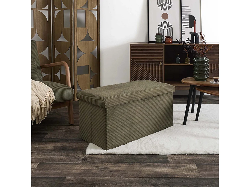 Coffre Banc Pliable Cotele Scott Vert