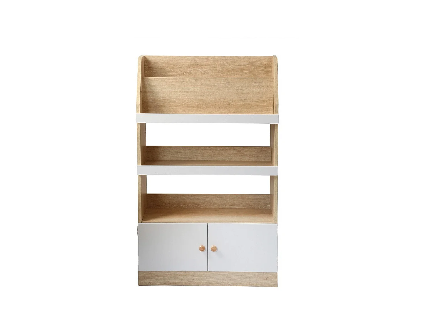 Etagère de rangement avec 2 Portes pour enfant H106 cm - LEON