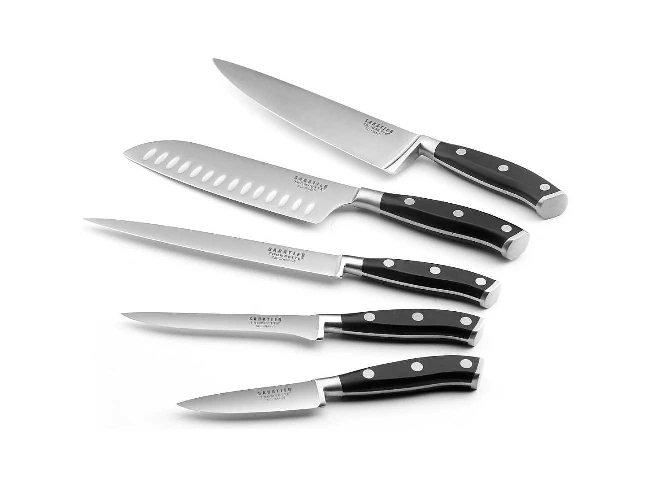 Vulcano - Trousse 5 couteaux de cuisine