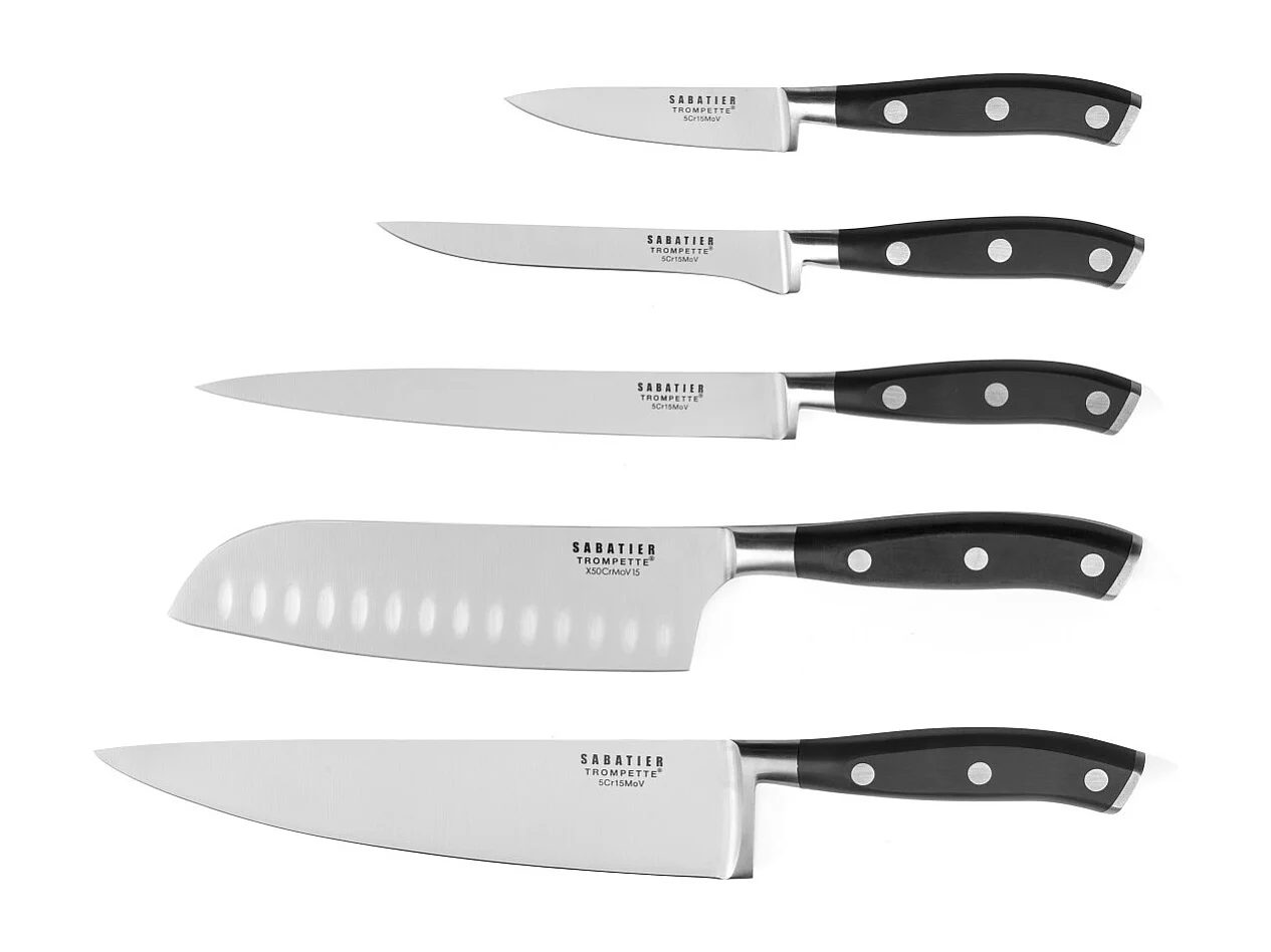 Vulcano - Trousse 5 couteaux de cuisine