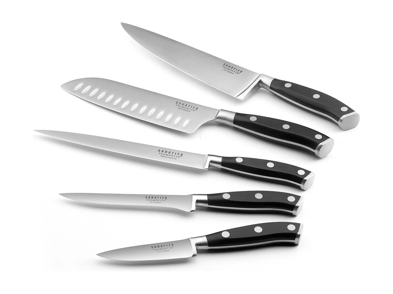 Vulcano - Trousse 5 couteaux de cuisine