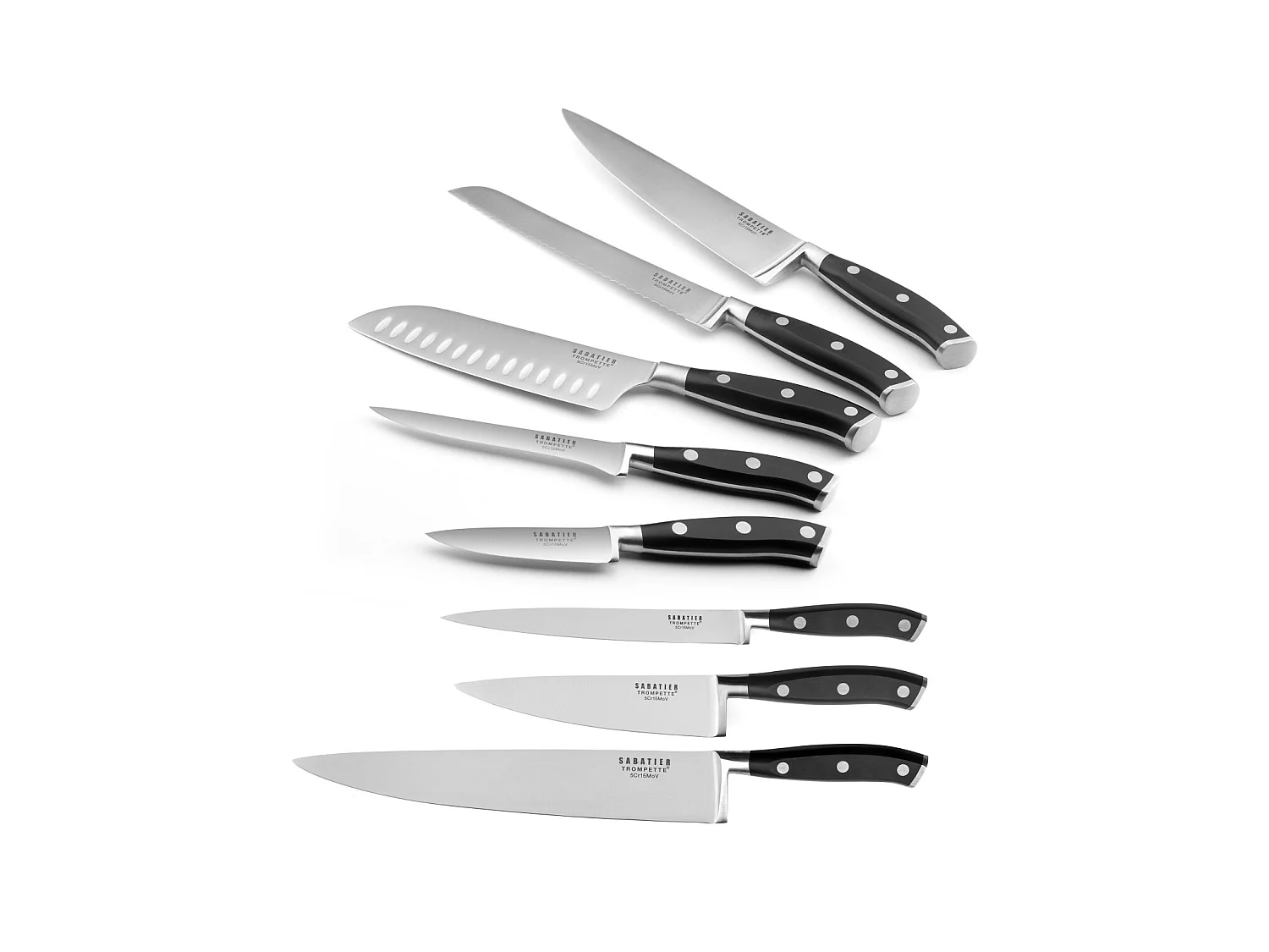 Vulcano - Set 8 couteaux de cuisine