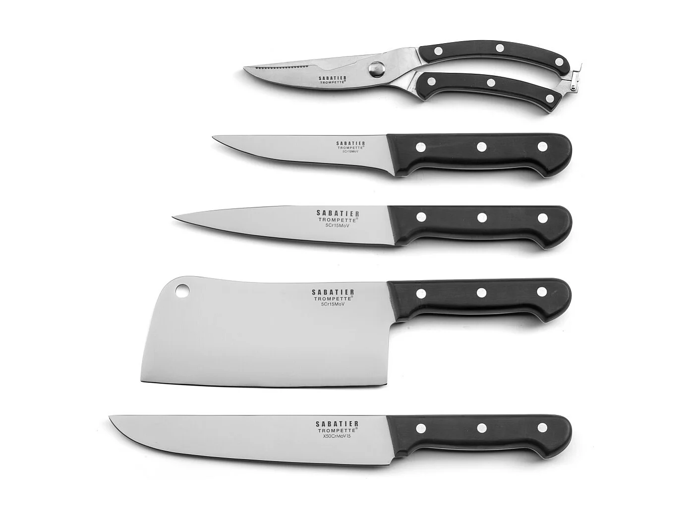 Universal - Set 5 couteaux de boucher