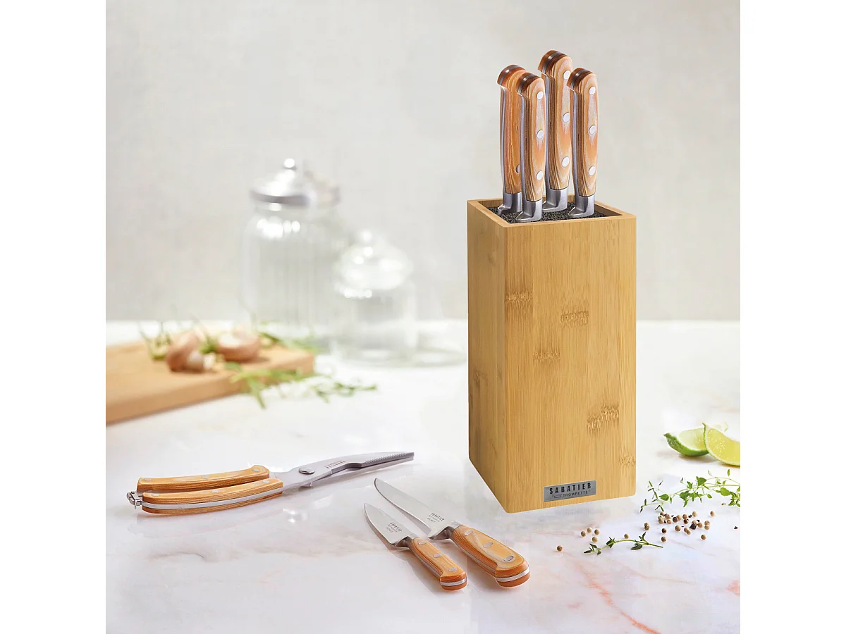 Essentiel  - Bloc spaghetti 5 pièces en bambou