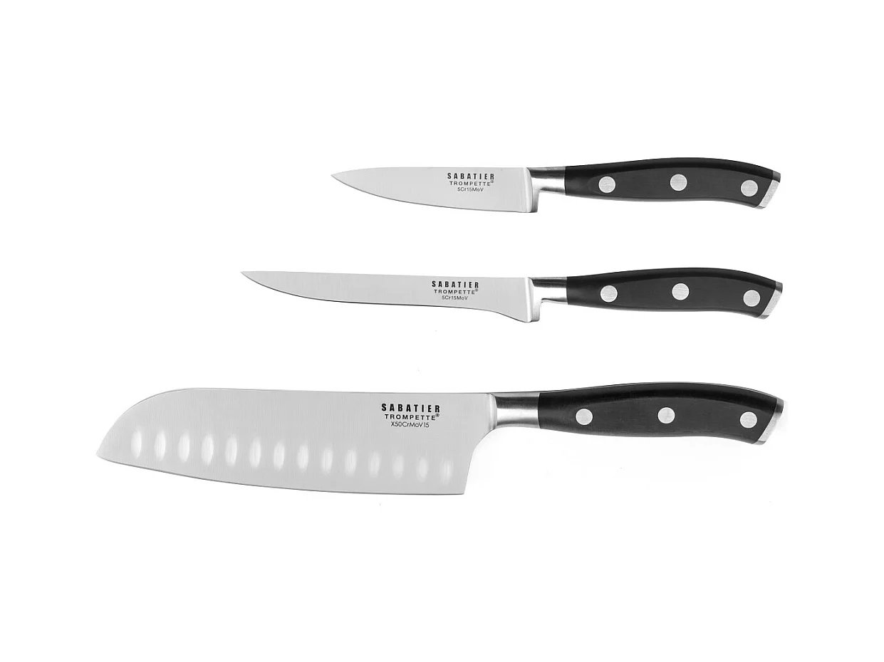 Vulcano - Set 3 couteaux de cuisine