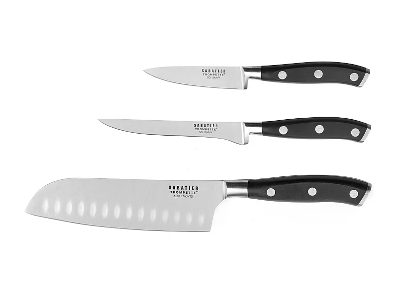 Vulcano - Set 3 couteaux de cuisine
