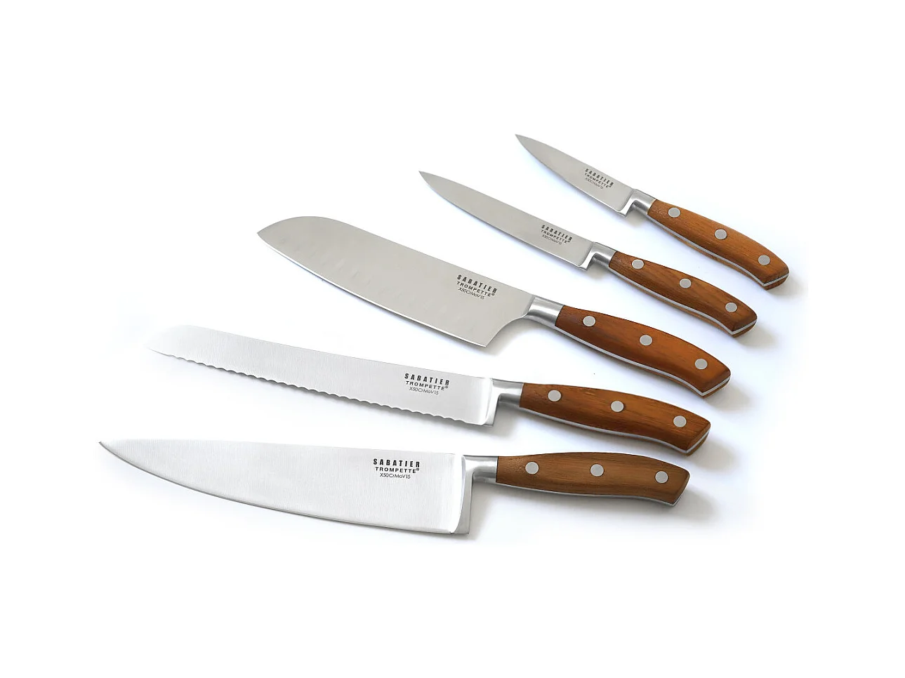 Ryokan - Bloc avec 5 couteaux de cuisine