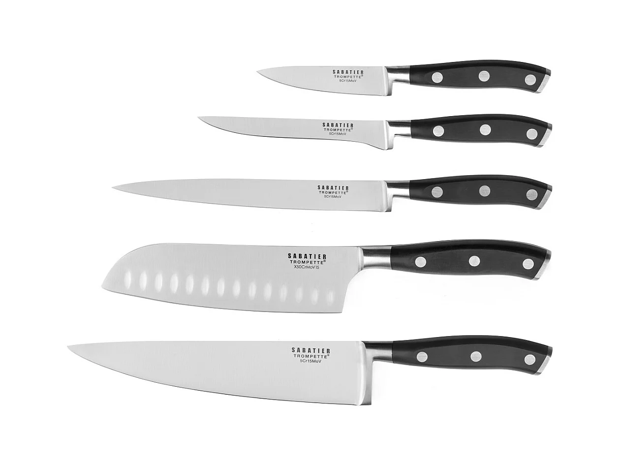 Vulcano - Set 5 couteaux de cuisine