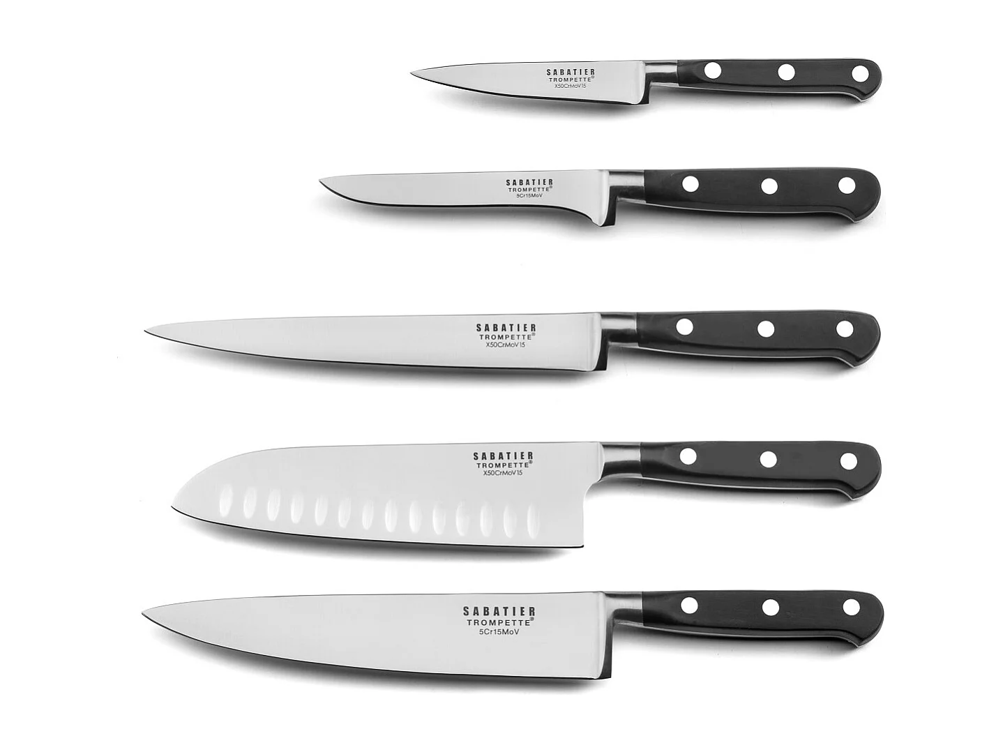 Origin - Bloc magnétique 5 couteaux de cuisine