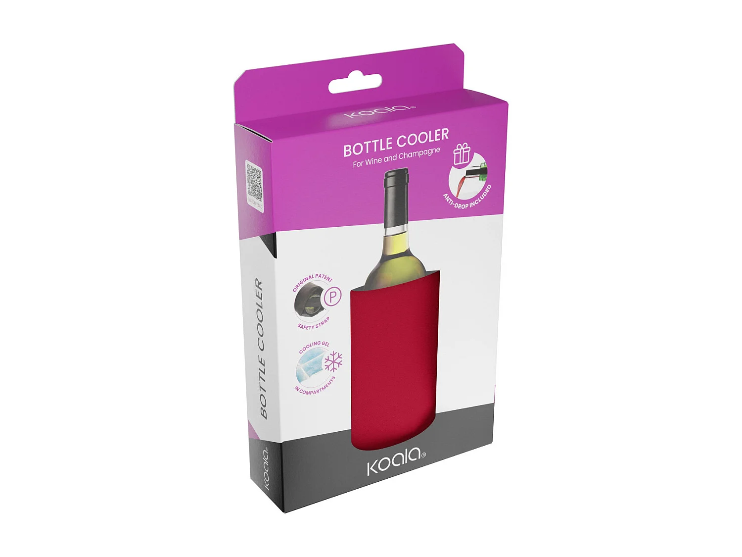 Fresh Rouge - Pochette régrigérante avec feuilles anti-goutte