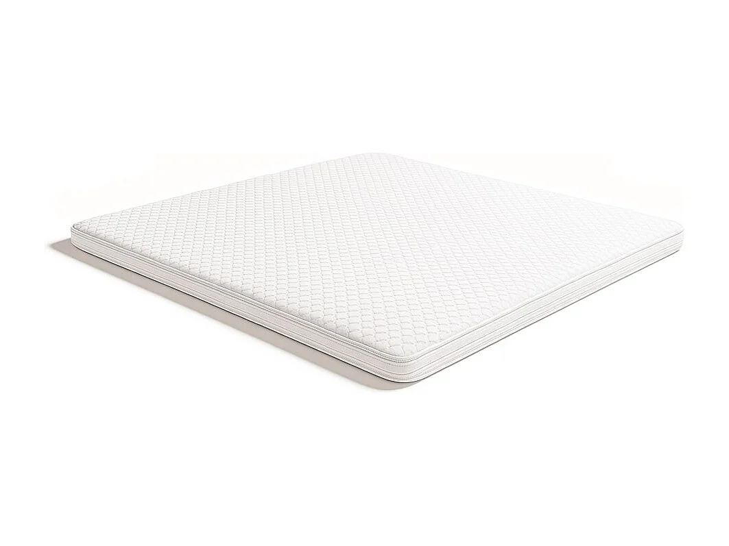 Topper double 160x200 Memory Foam Pur | Hauteur 5 cm | Respirant, hypoallergénique | Italie