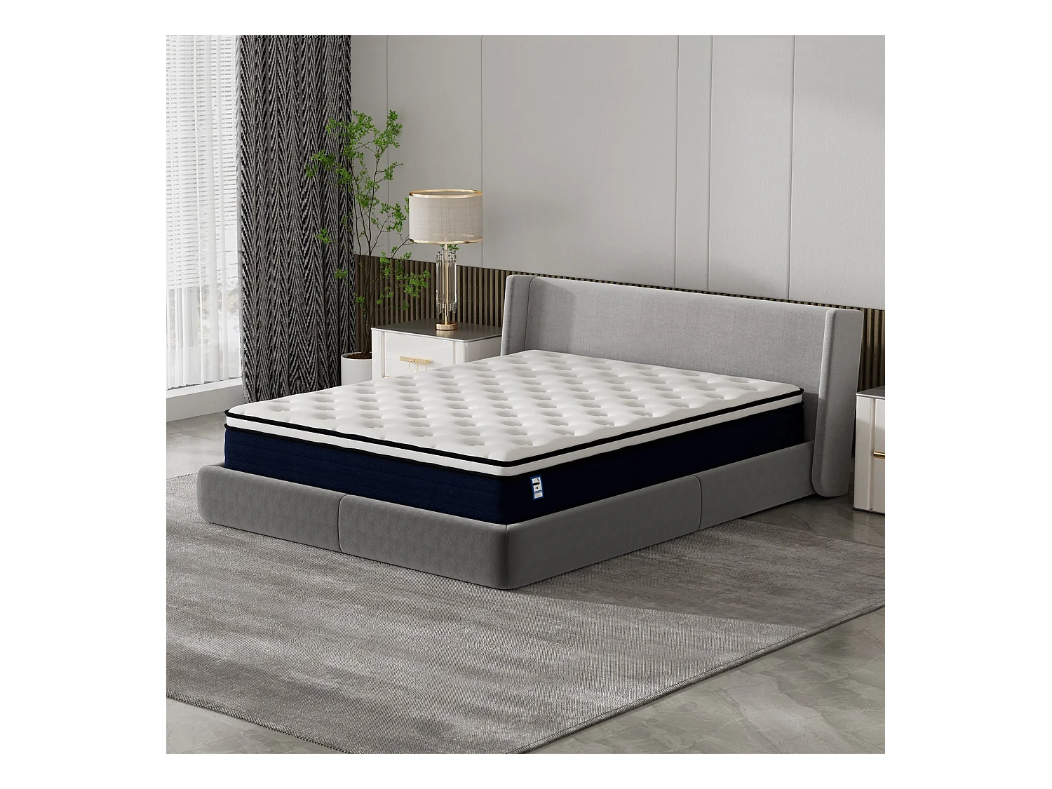 Matelas à ressorts 140x200 CM, épaisseur 25 cm