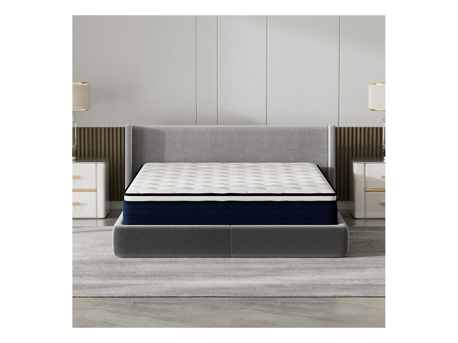 Matelas à ressorts 140x200 CM, épaisseur 25 cm