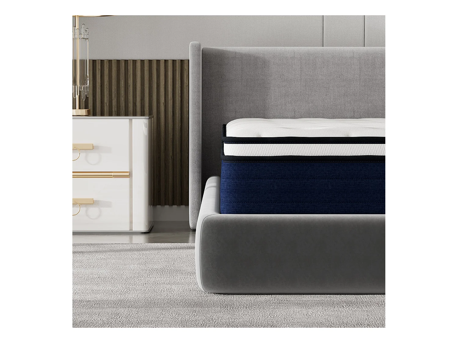 Matelas à ressorts 140x200 CM, épaisseur 25 cm