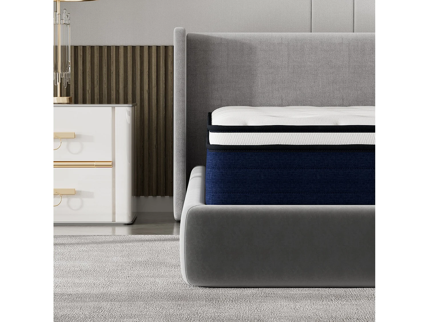 Matelas à ressorts 140x200 CM, épaisseur 25 cm