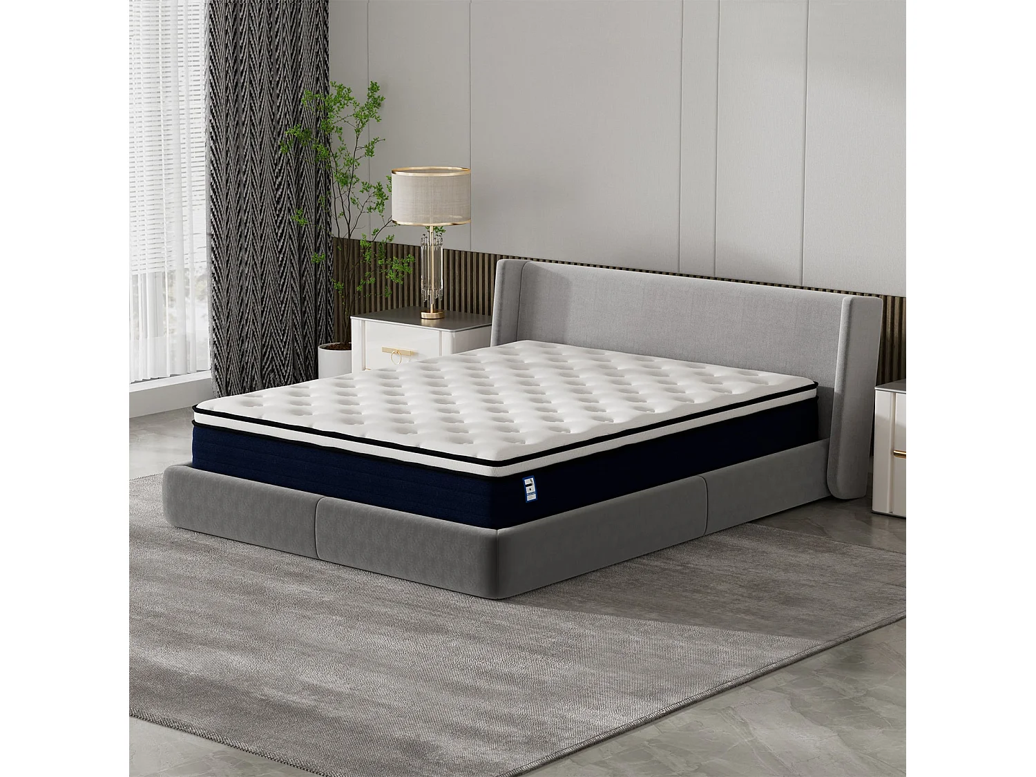 Matelas à ressorts 140x200 CM, épaisseur 25 cm