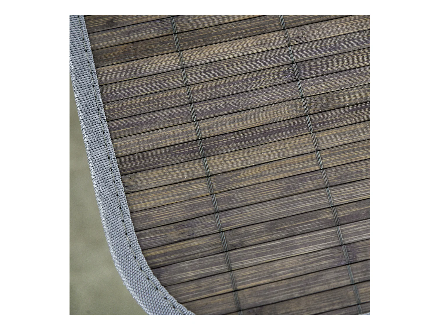 Panier à linge étroit avec couvercle, sacs amovibles, bambou gris naturel (43x32x61cm)