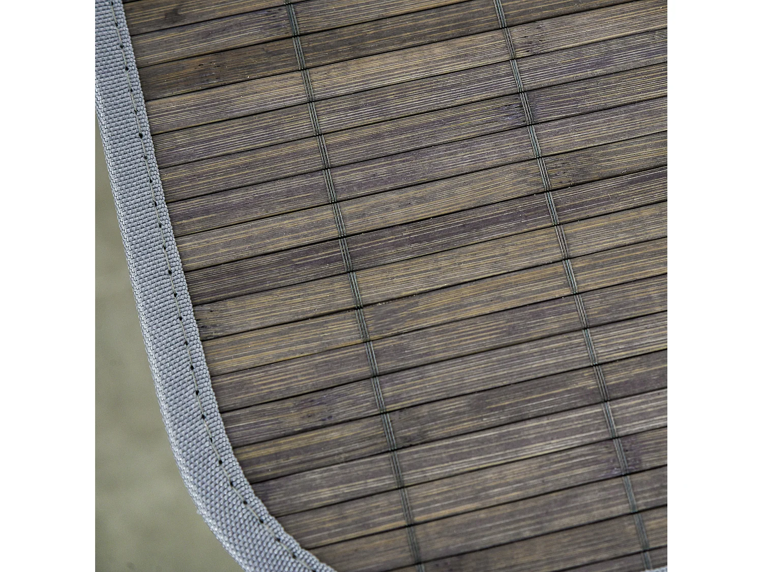 Panier à linge étroit avec couvercle, sacs amovibles, bambou gris naturel (43x32x61cm)